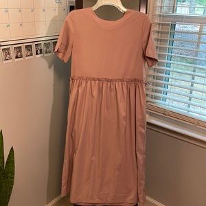 Blush pink dress, size M